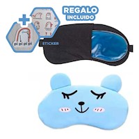 Compresa Reutilizable con Gel Ajustable para Ojos Celeste Y+Regalo Sticker