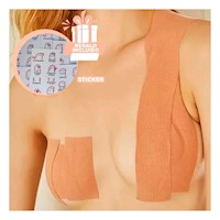 Sujetador de Soporte Levanta Busto Nude para Moda Mujer Soporte Natural Y+Regalo Sticker