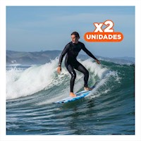 Pack2 Ropa de Neopreno Hombre para Surf con Pecho y Brazo 3,3mm Negro Talla M Y+Regalo Sticker