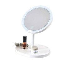Luna Moderna LED Tactil Circular Blanco con Control Tactil Y+Papel Regalo