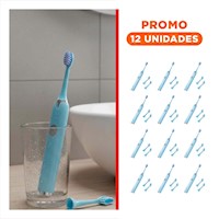Pack12 Aparato de Tecnologia Moderna Celeste con 2 Cabezales Y+Regalo Sticker