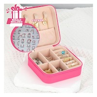 Linea Joyero Mini Portatil para Mujer en Fucsia Y+Regalo Sticker