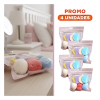 Pack4 Herramienta Compacta Multicolor para Maquillaje con 7 Piezas Facil Y+Regalo Sticker