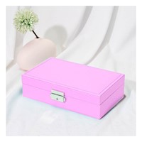 Presentacion Joyero Rectangular 20,5x12,5x5,5 cm Rosa Pastel Y+Ligas Regalo