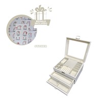 Organizador Compacto Blanco para Joyero 3 Niveles Comodo y Util Para Todos Y+Regalo Sticker