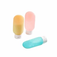 Frascos Transparentes Recargables y Exprimibles Multicolor 60 ml Cosmeticos Y+Papel Regalo