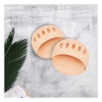 Protector para Pies Un Par Color Beige Facil de Colocar y Lavar Y+Ligas Regalo