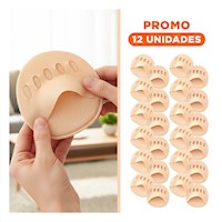 Pack12 Protector de Talon un Par Color Beige Confortable y Facil de Usar Y+Regalo Sticker