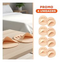Pack4 Cojinetes para Pies Un Par Beige Ideales Para Uso Diario Y+Regalo Sticker