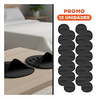 Pack12 Plantillas Acolchadas un Par Color Negro Suaves y Resistentes Y+Regalo Sticker
