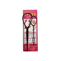 Aplicador Manual Negro para Peinar en 2 Medidas Seguro y Duradero Y+Papel Regalo