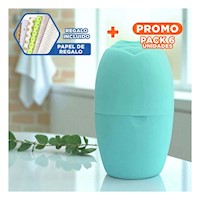 Pack6 Expositor para Rodillo Facial Verde Agua Practico y Elegante Y+Papel Regalo