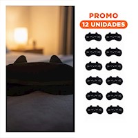 Pack12 Protector Con Gel Negro Termico para Relax en Hogar Y+Regalo Sticker