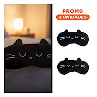 Pack2 Venda Con Gel Negro Termica para Relajacion en Hogar