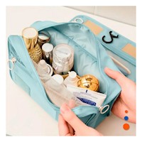 Organizador de Viaje 24x8x19 cm Celeste Claro Colgador para Equipaje de Cabina