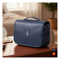 Estuche Organizador 24x8x19cm Azul Colgante para Transportar Accesorios Y+Ligas Regalo