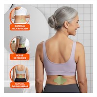 Set 10 Parches Corporales Lumbar Verde Comodos Y+Post It
