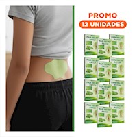 Pack12 Pack Verde 10 Parches Lumbar Comodos Y+Regalo Sticker