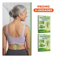 Pack2 Paquete 10 Parches Corporales Lumbar Verde Practicos