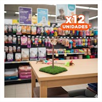 Pack12 Implemento de Juego para Horas de Diversion y Actividad Marron y Verde Y+Papel Regalo