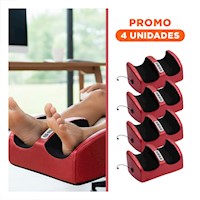 Pack4 Aparato de Tecnologia para Pies y Piernas Color Guinda Y+Regalo Sticker