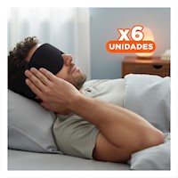 Pack6 Sombrero para Dolor de Cabeza Negro Y+Regalo Sticker