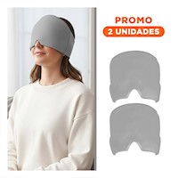 Pack2 Sombrero Ajustable para Migrana Plomo