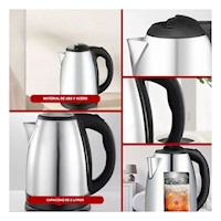 Maquina Electrica para Hervir Agua 2Lt Plateado en Cocina