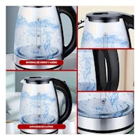 Contenedor para Infusiones Vidrio 2 Lt Transparente Uso Domestico