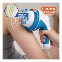 Pack6 Herramienta Corporal Relax Tone Blanco con Funcion Ajustable Y+Papel Regalo