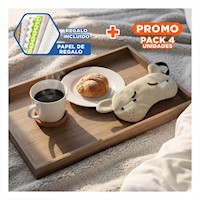 Pack4 Cubierta Con Gel Mostaza Termica para Descanso en Hogar Y+Papel Regalo