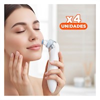 Pack4 Aspirador Profesional Rosado para Cuidado del Rostro