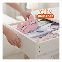 Pack12 Mascara para Ojos con Gel Comoda y Reutilizable Rosado