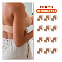 Pack12 Faja para Busto Nude Levanta y Moldea en Moda Mujer Y+Regalo Sticker