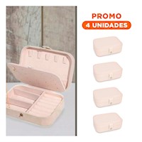 Pack4 Organizador Beige Claro 16x11x5 cm Multiples Compartimientos Y+Regalo Sticker