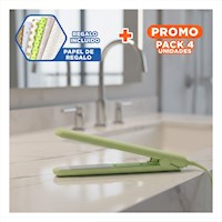 Pack4 Alisadora Pequena de Cabello Mini Verde Ligera Y+Papel Regalo