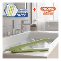 Pack6 Moldeador Pequeno de Cabello Mini Verde Moderno Y+Papel Regalo