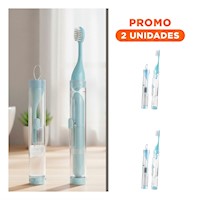 Pack2 Combo Practico para Cuidado Bucal de Color Azul