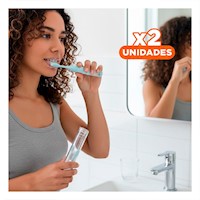 Pack2 Combo Desmontable de Higiene Dental de Color Azul Y+Regalo Sticker