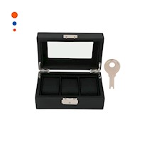 Protector Porta Relojes con 3 Divisiones Internas Completo Y+Papel Regalo
