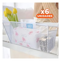 Pack6 Torre de Rejilla 26x8x13 cm de Blanco para Historias con todos sus Hijos Y+Regalo Sticker