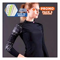 Pack2 Ropa Ligera Elastico Nailon Mujer para Uso Continuo y Practico Y+Papel Regalo