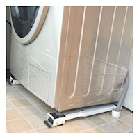 Base Ajustable con Ruedas para Muebles de Hogar con Movimiento Controlado
