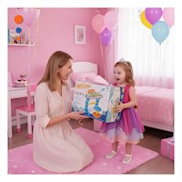 Instrumento Musical Infantil Piano con Microfono y Silla Celeste para Ninos