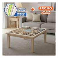 Pack4 Aventura de Mesa Multicolor para Compartir Misterio en Reuniones en Casa Y+Papel Regalo