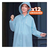 Pack12 Impermeable Funcional para Climas Lluviosos