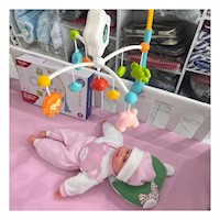 Sonajero Musical para Cuna de Bebes con Sonidos Calmantes y Luces Y+Ligas Regalo
