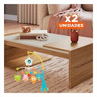 Pack2 Dispositivo Sonoro para Cuna de Bebes con Melodias y Luces Y+Regalo Sticker