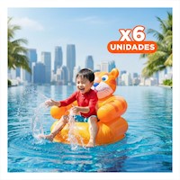 Pack6 Mueble Inflable Infantil para Uso Diario en el Hogar Y+Regalo Sticker