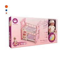 Litera Camarote para Juguete en Rutinas de Juego de Color Rosado 57x35x57 cm Y+Papel Regalo